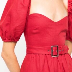 Reformation Tien Linen dress